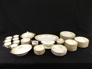 68 Piece Set of Antique Noritake Porcelain China