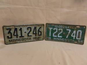 Vintage License Plates