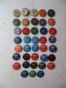 38 VINTAGE Minnesota State Fair Judging Arena Pinback Buttons