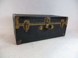 VINTAGE Black Trunk