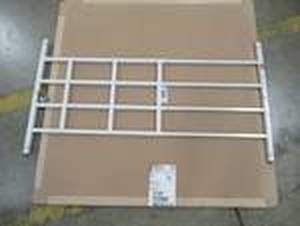 lot 93 image: Segal Adjustable 23-12 to - 40 Wide x 21-38 in. Tall, Steel White Painted Finish Child Fall Window Guard