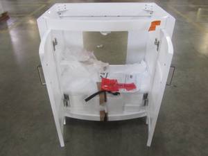 lot 54 image: allen  roth 30-in White Single Sink Bathroom Vanity - Cabinet Only - 1142VA-30-201