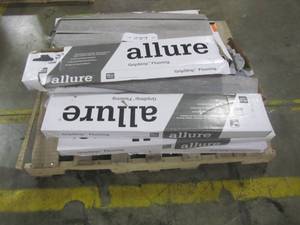 lot 58 image: (10 CASES) TrafficMASTER Allure 6 in. x 36 in. Canadian Hewn Oak Luxury Vinyl Plank Flooring (24 sq. ft.  case) 81314