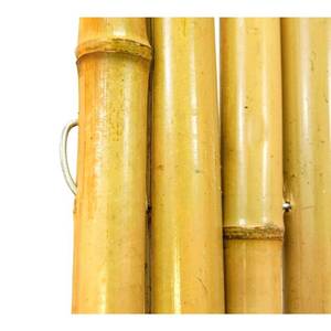 lot 31 image: Backyard X-Scapes 4 ft. H x 8 ft. W x 1 in. D Natural Rolled Bamboo Fence HDD-BF04