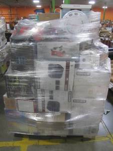 lot 33 image: WHOLESALE MIXED PALLET OF RETURNS - SMALL HOUSEWARES AND GARAGE ITEMS