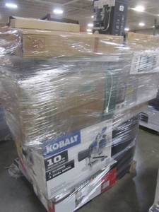 lot 34 image: WHOLESALE MIXED PALLET OF RETURNS - POWER TOOLS AND SHOP EQUIPMENT