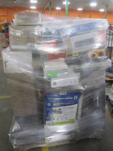 lot 36 image: WHOLESALE MIXED PALLET OF RETURNS - POWER TOOLS AND SMALL APPLIANCES AND MORE