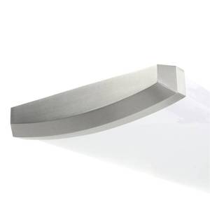 lot 184 image: Hampton Bay Aranda 4-Light Brushed Nickel Linear Fluorescent Ceiling Flushmount HBF1338-35