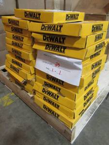 lot 4 image: BRAND NEW FROM MANUFACTURER, 115 UNITS (Packs of 3 Blades) FOR RESALE DEWALT Construction 3-Pack 7-14-in 18-Tooth Continuous Carbide Circular Saw Blade DW3592B3L - Thats 345 Quality Blades