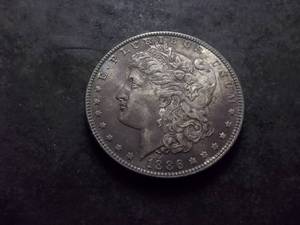lot 23 image: 1886 Morgan Silver Dollar