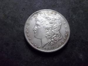 lot 25 image: 1889 Morgan Silver Dollar