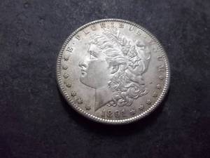 lot 30 image: 1891 S Morgan Silver Dollar