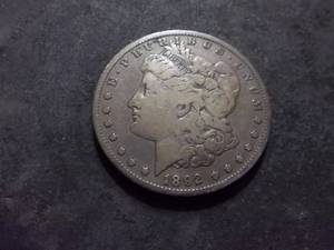 lot 32 image: 1892 S Morgan Silver Dollar