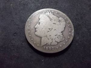 lot 33 image: 1892 S Morgan Silver Dollar