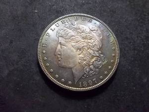 lot 36 image: 1897 Morgan Silver Dollar
