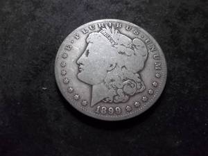 lot 39 image: 1899 S Morgan Silver Dollar
