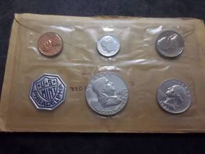 lot 79 image: 1962 Proof Set In Original Packaging & Envelope