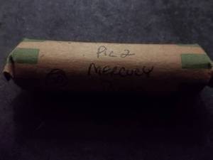 lot 100 image: 50 Mercury Dimes Mixed Assorted Dates 1916-1945
