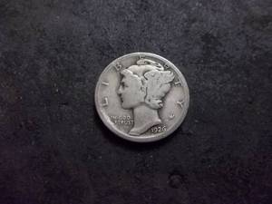 lot 102 image: 1926 S Mercury Dime