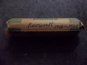 lot 103 image: 50 Roosevelt Dimes Mixed Assorted Dates 1946-1964