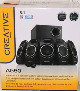 lot 35 image: Creative  SS A550 Computer Surround Sound