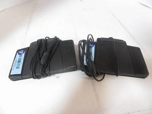 lot 122 image: Pair of Phillips USB Foot Control for Digital Transcription