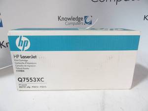 lot 35 image: New HP LaserJet Q7553XC Print Cartridge