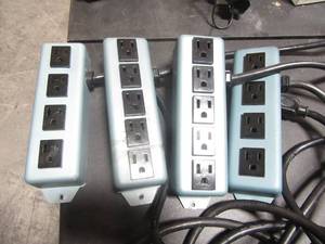 lot 57 image: Lot of 4 Mountable Power Strips