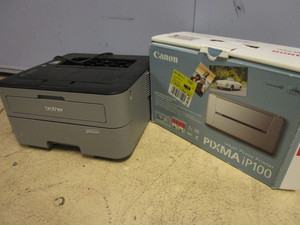 CANON INKJET PHOTO PRINTER AND BROTHER MONO LASER PRINTER