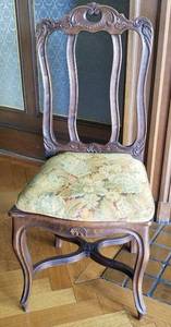 lot 12 image: Set of 9 Carved Dining Chairs