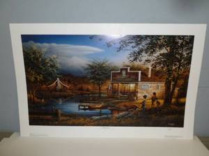 lot 1 image: Terry Redlin Print