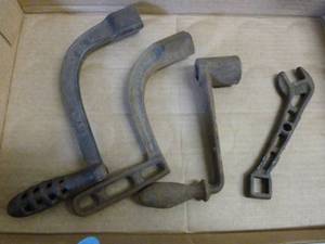 lot 82 image: Antique Stove Handles
