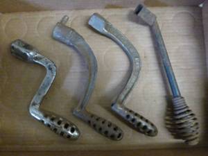 lot 83 image: Antique Stove Handles