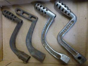 lot 84 image: Antique Stove Handles