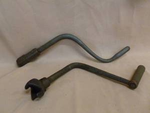 lot 132 image: Vintage Crank Handles