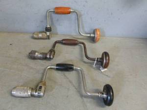 lot 156 image: Vintage Brace Drills