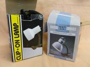 lot 162 image: Clamp On Lamps