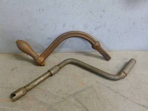 lot 206 image: Vintage Crank Handles
