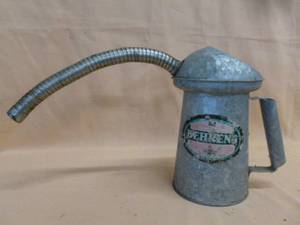 lot 215 image: Galvanized Steel Oil Can