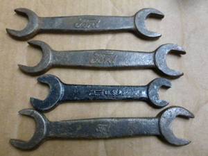 lot 239 image: Vintage Ford Wrenches