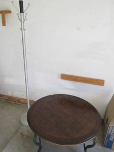 Coffee Table and Coat Rack...