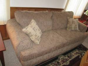 Hide-a-Bed Couch with Pillows ...
