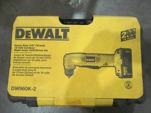 lot 16 image: Dewalt heavy duty right angle drill