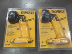 lot 25 image: Dewalt flashlights