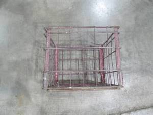lot 68 image: steel milk crate