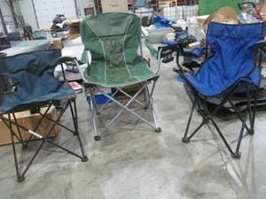 lot 125 image: camp chairs