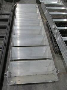 lot 170 image: Aluminum stair case