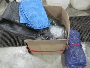 lot 182 image: Nylon tarps