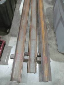lot 309 image: steel post, stakes rails
