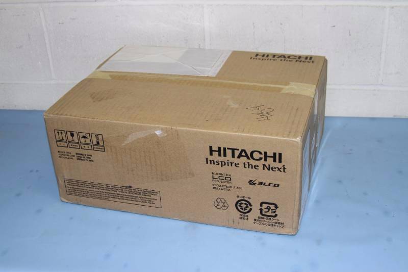 lot 24 image: Hitachi CP-EX303 LCD Projector with HDMI Input - Classroom, Business or Home Theater - NEW IN SEALED BOX